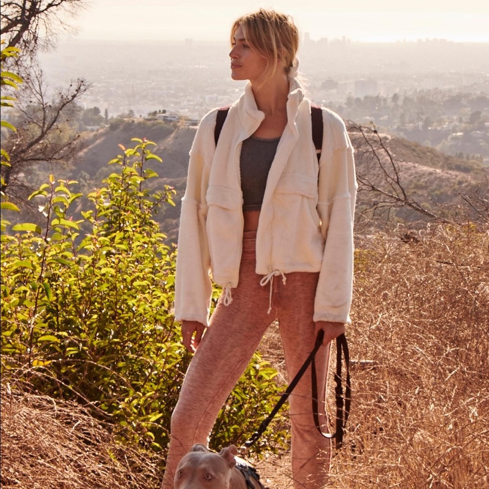 free people movement seeing stars fleece jacket